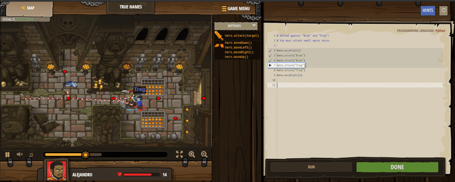 Code combat